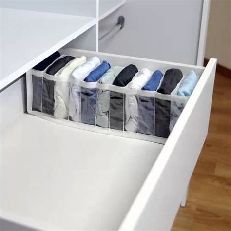 Organizador De Gavetas Lingerie 01 Unidade Transparente Decore Fácil Shop