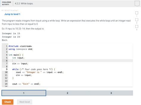 Solved The Program Reads Integers From Input Using A While Chegg