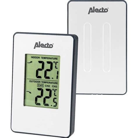 Stock Bureau ALECTO Station Météo ws 1050 avec Capteur Extérieur sans