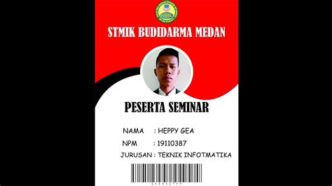 Cara Membuat Id Card Menggunakan Corel Draw X Youtube