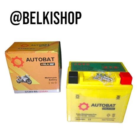 Jual Aki Motor Honda Vario 125 150 Sonic 150 AUTOBAT GTZ6V Shopee