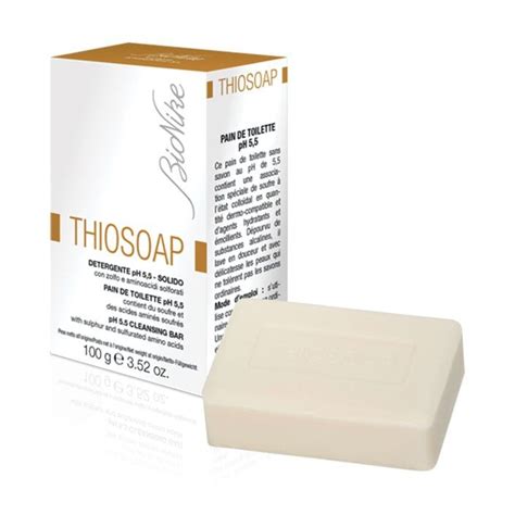 Мыло твердое BioNike Thiosoap pH 5.5 Cleansing Bar, 100 г - купить на ...