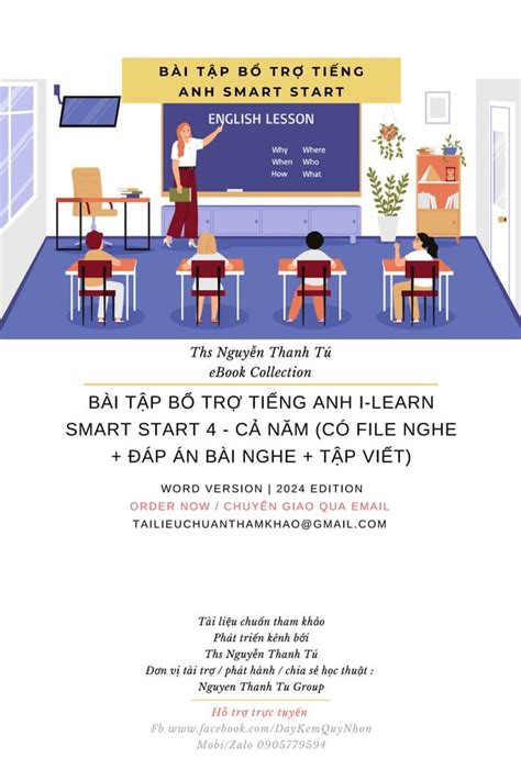 BÀI TẬP BỔ TRỢ TIẾNG ANH I LEARN SMART START 4 CẢ NĂM CÓ FILE NGHE