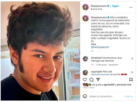 La Hija De Fito Páez Celebró Su Cumpleaños Con Una Curiosa Torta De Charly García Infobae