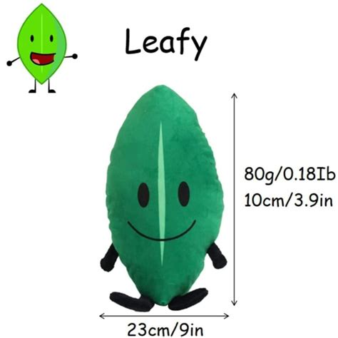 Leafy 9 BFDI Plush Battle For Dream Island Plush BFDI Plush