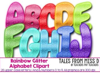 Alphabet Clip Art By Tales From Miss D Teachers Pay Teachers