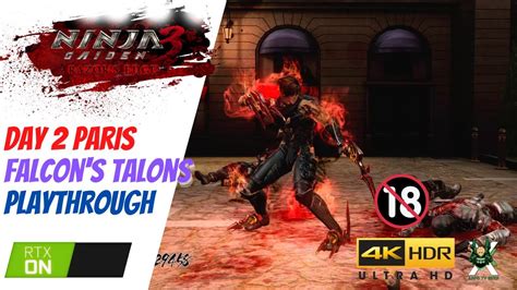 Ninja Gaiden Razor S Edge Falcon S Talons Day Paris Playthrough