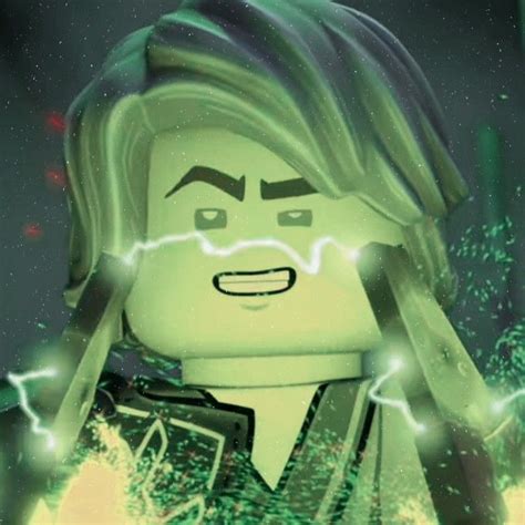 The Lego Movie Character Is Surrounded By Fire And Lightning