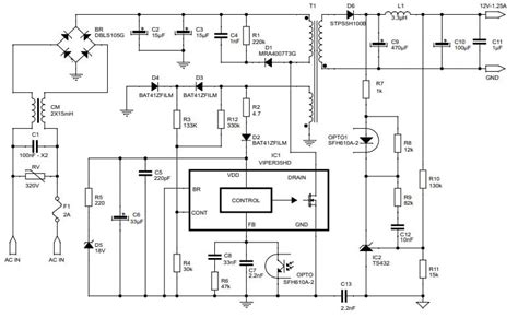 W Quasi Resonant Flyback Ac Dc Power Supply Reference Design