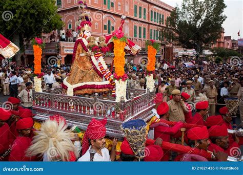 Gangaur Festival Jaipur Editorial Image Cartoondealer