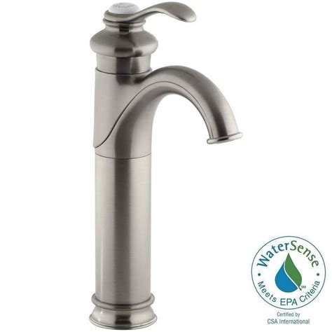 Kohler Fairfax Tall Single Hole Single Handle Low Arc Water Saving Bathroom Faucet In Vibrant