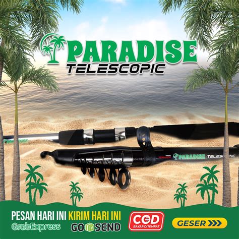 Jual ORIGINAL JORAN TORNADO PARADISE TELESCOPIC CARBON SUPER RINGAN