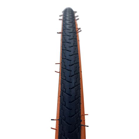 Positz Essential Road Bike Tyres 700 X 25c 25 622 Tangerine Wall 2