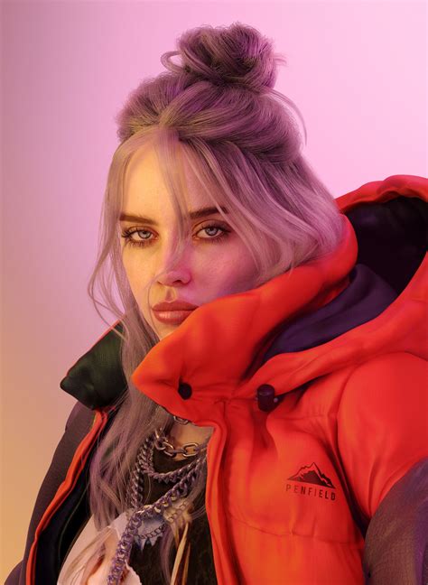 Billie Eilish Fan Art By Maria Anikina Portrait Painting Billie