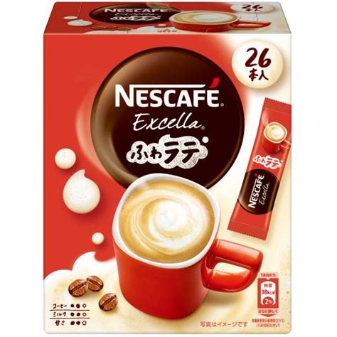 Nestle ネスカフェ エクセラ ふわラテ スティック 26本×6 ネスカフェ ネスカフェ エクセラ インスタントコーヒー 最安値・価格