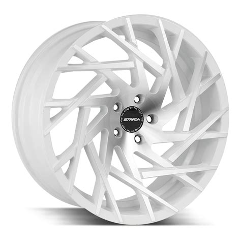 The Nido Wheel By Strada In White Machined Strada Wheels