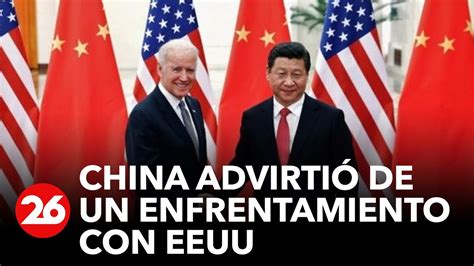 China advirtió de un enfrentamiento con Estados Unidos YouTube