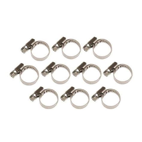 Assortiment De Colliers De Serrage Inox 10 Pièces Réglable En