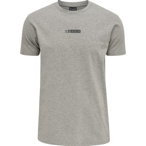 Hummel Hmloffgrid Tee Ss Grey Melangeforged Iron Online Kaufen