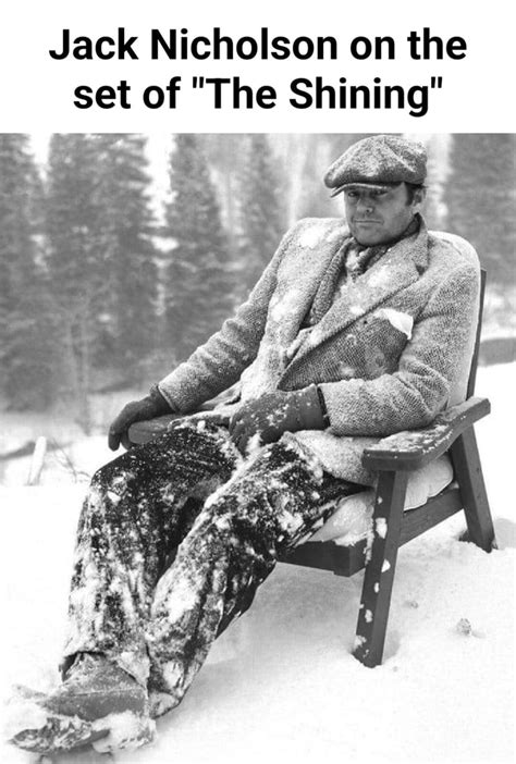 Jack Nicholson on the set of "The Shining" - America’s best pics and videos