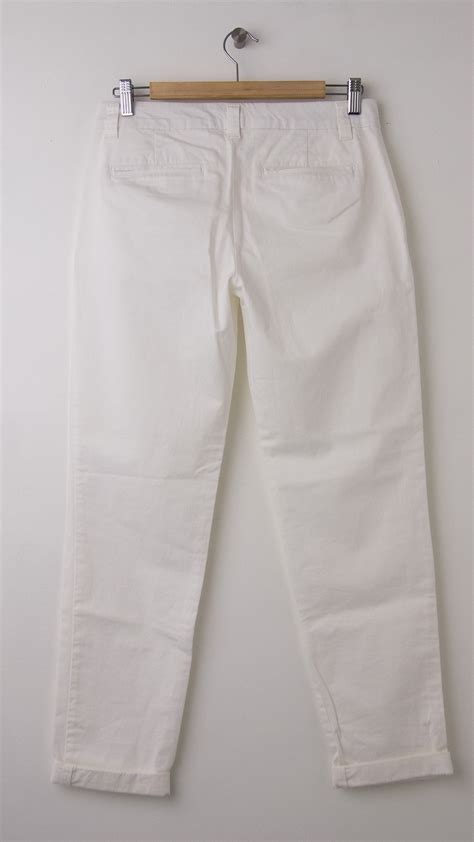 New Gap Broken In Straight Khaki Pants In New Off White