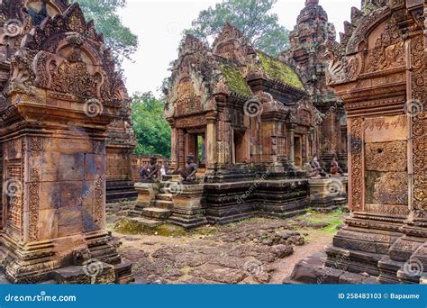 Cambodia Siem Reap The Archaeological Park Of Angkor Banteay Srei