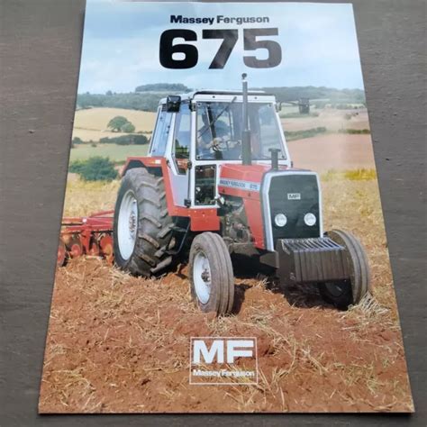 Prospectus Tracteur Massey Ferguson Tractor Brochure Eur