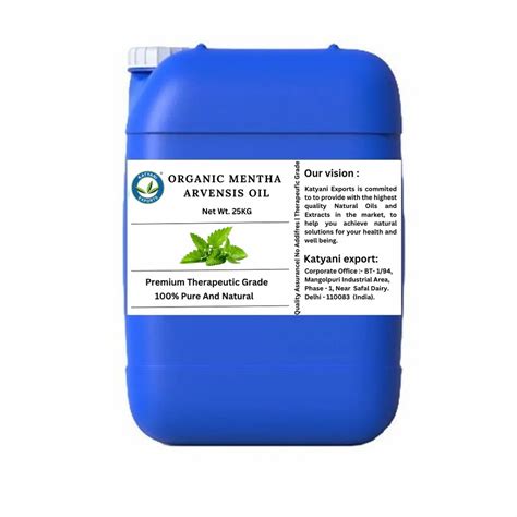 Organic Mentha Arvensis Oil Purity 100 180 Kg At 1950 Kg In New Delhi