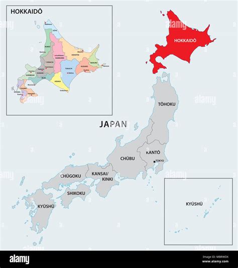 Hokkaido Japan Map