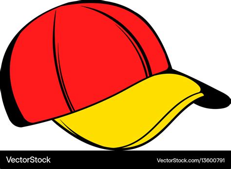 Baseball Cap Icon Icon Cartoon Royalty Free Vector Image