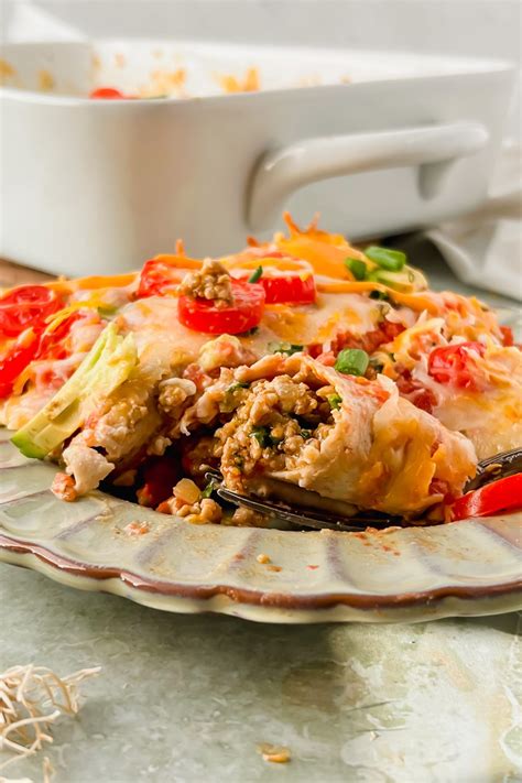 Healthy Ground Turkey Enchiladas A Paige Of Positivity