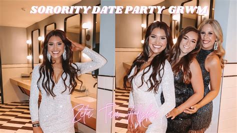 First Sorority Date Party Grwm The University Of Alabama Youtube