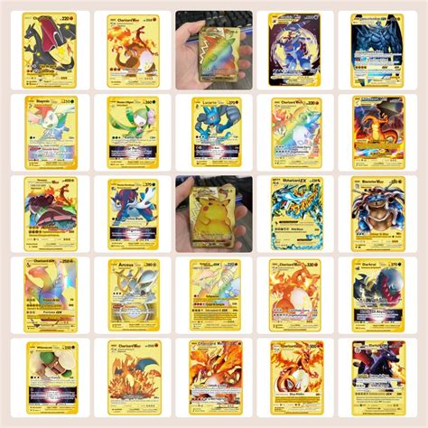 Cartas De Metal De Pok Mon En Espa Ol Cartas De Hierro Mewtwo Pikachu