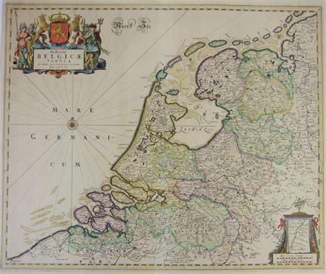 Xvii Provinci N Novus Xvii Inferioris Germaniae W J Blaeu