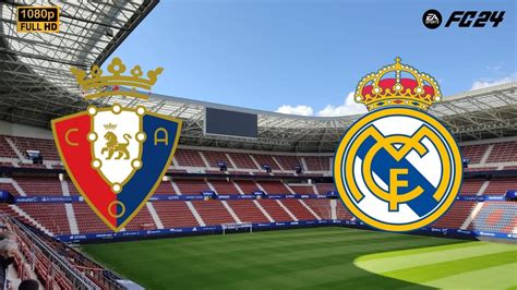 Real Madrid Vs Osasuna LIVE La Liga Gameplay FIFA PC Full HD YouTube