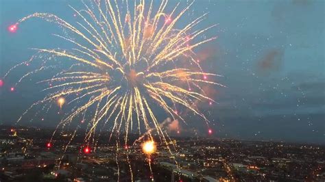 Hmq90 Birthday Fireworks Display Youtube