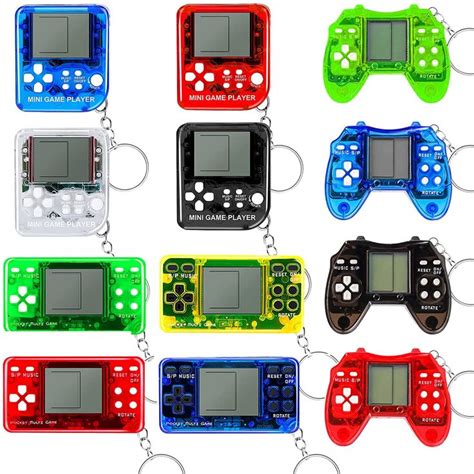 Carlerait 12 PCS Video Game Party Favors Video Game Keychain Birthday