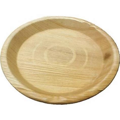 Plain Inch Areca Leaf Plate Shape Round At Rs Piece In New