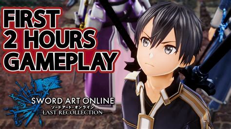 SWORD ART ONLINE Last Recollection First 2 Hours Gameplay PS5 YouTube