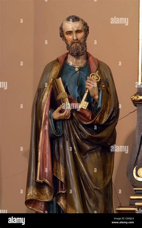 Saint Peter The Apostle Stock Photo Alamy