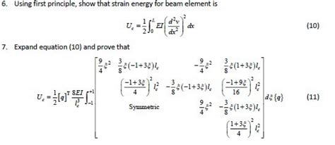 Beam Strain Energy Equation - The Best Picture Of Beam