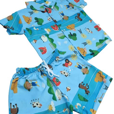 Conjunto Mauricinho Fazendinha Infantil