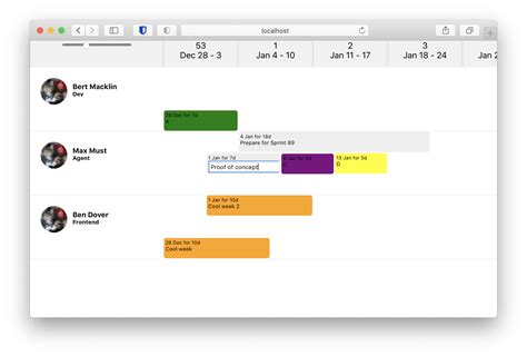 React Horizontal Schedule Npm Npm Io