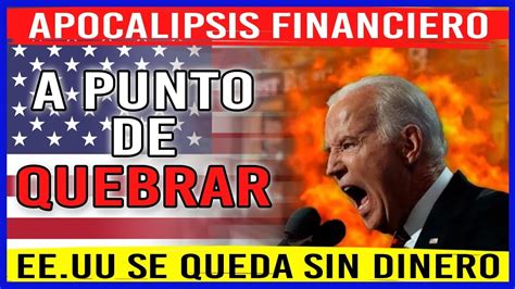 APOCALIPSIS FINANCIERO En EEUU Yellen ADVIERTE De Una CATASTROFE Si