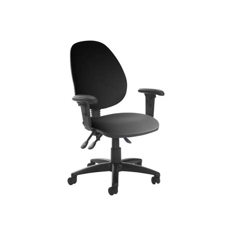 Vantage Plus High Back Asynchro Vinyl Operator Chair With Adjustable