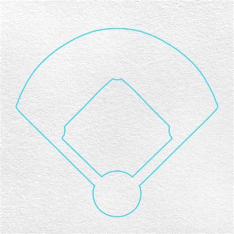 How to Draw a Baseball Field - HelloArtsy