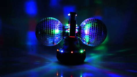 Oneconcept Mirror Ball Doppel Led Discokugel Youtube