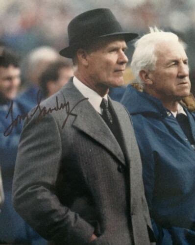 Tom Landry Signed Autographed 8x10 Photo Legendary Dallas Cowboys Coach