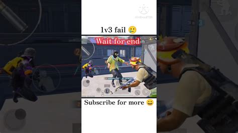 1v3 Fail Again In Bgmi Pubgmobile Trending Pubg Viral Shorts Youtube