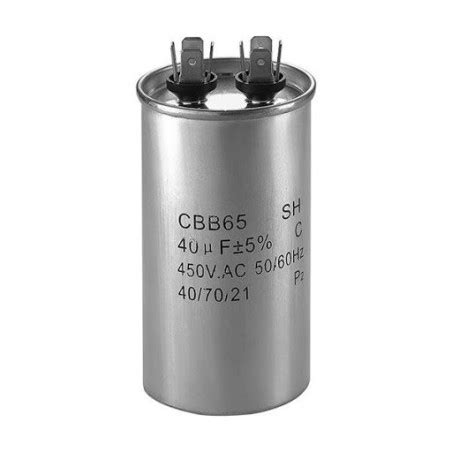 Capacitor De Trabajo 17 5 MFD 370VAC REDONDO